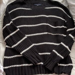 Black and white stripped sweater